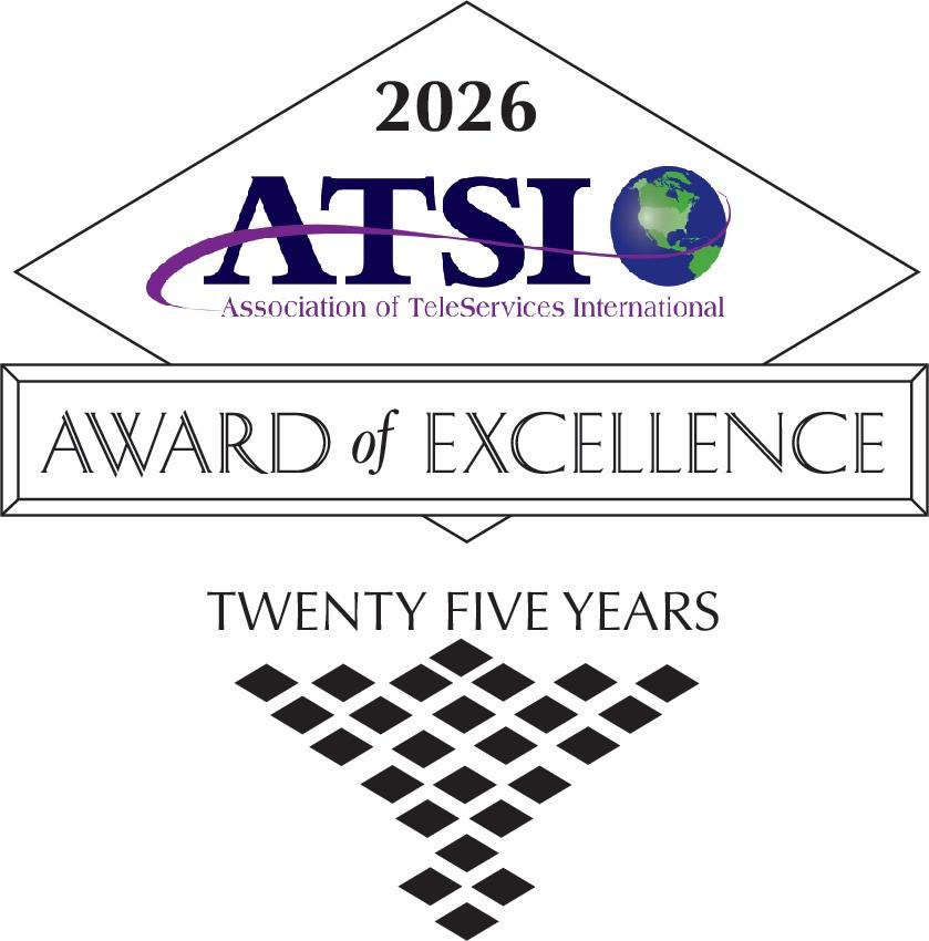 2026 ATSI Award of Excellence twenty five years badge