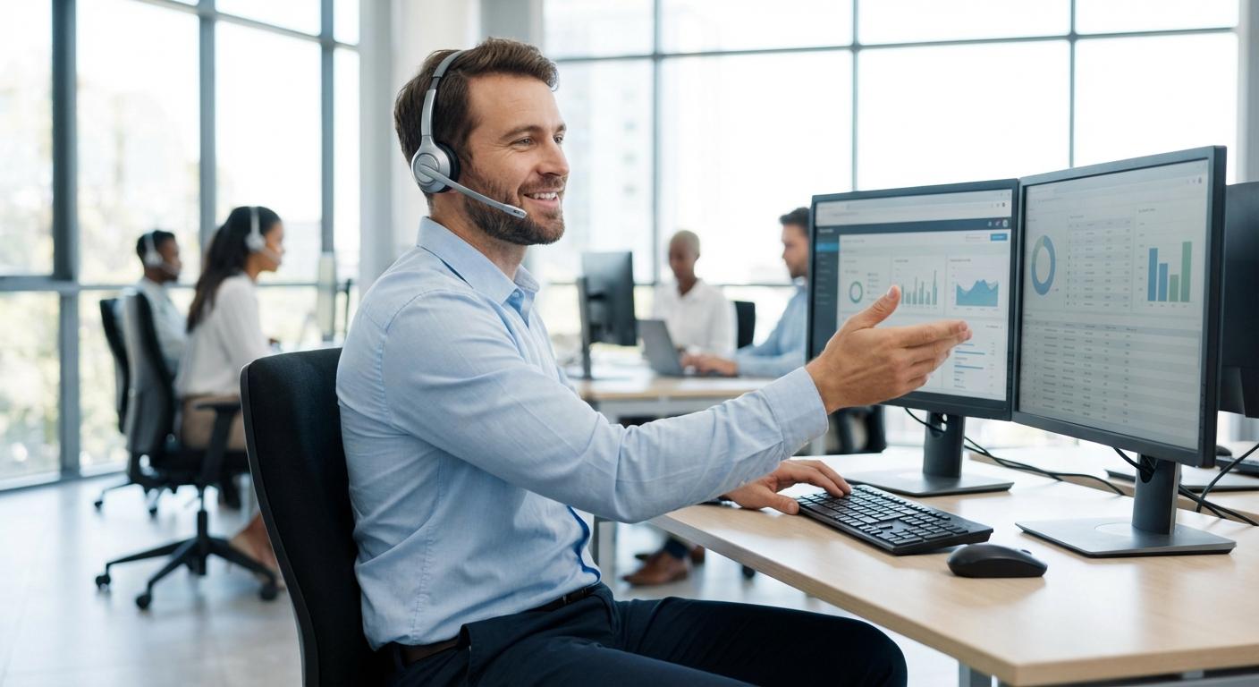 AnSer call center agents at work